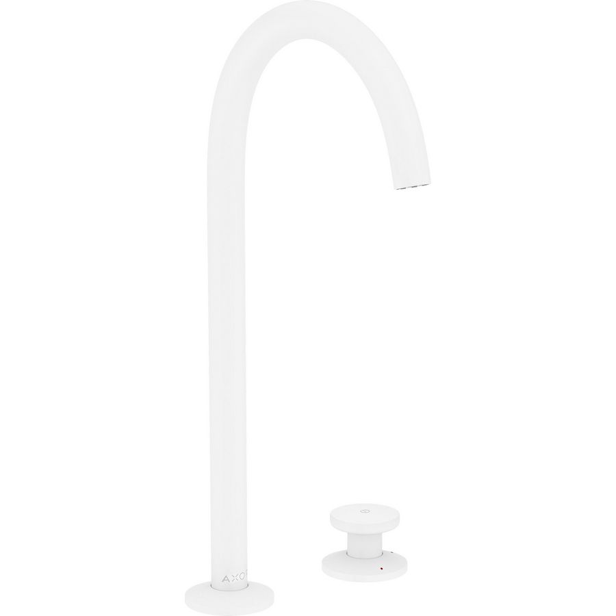 AXOR One2-gats wastafelmengkraan Select 260 met Push-Open mat wit