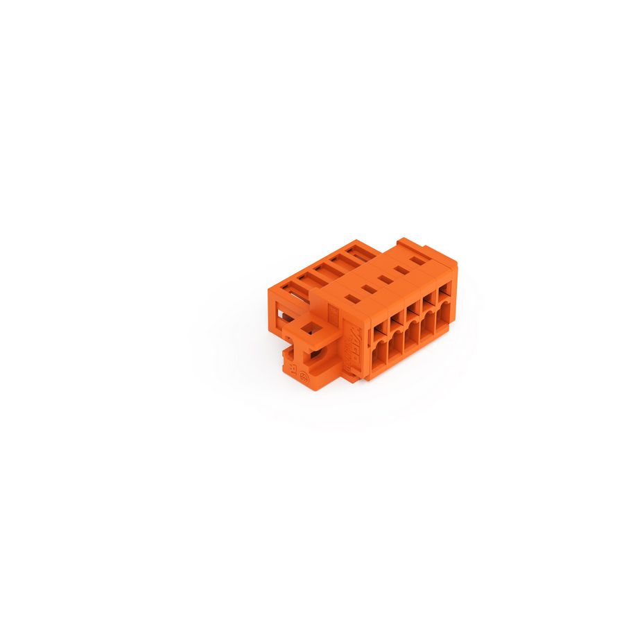 1-draads male steker 1,5mm² oranje 734-335/019-000 VVE=50