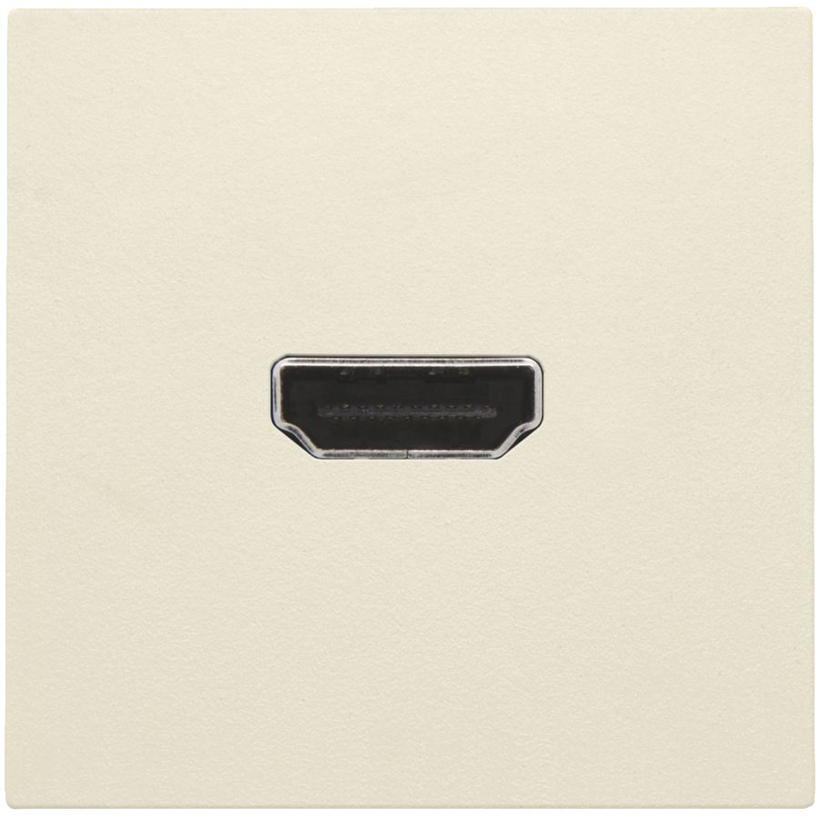 Afwerkingsset met HDMI-naar-HDMI-aansl. cream