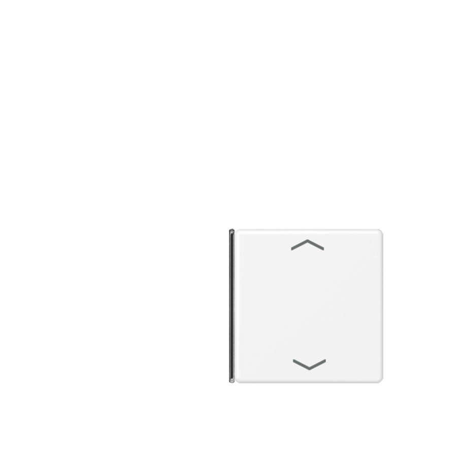 Tastafdekking A/AS 4-voudig pijl matwit KNX