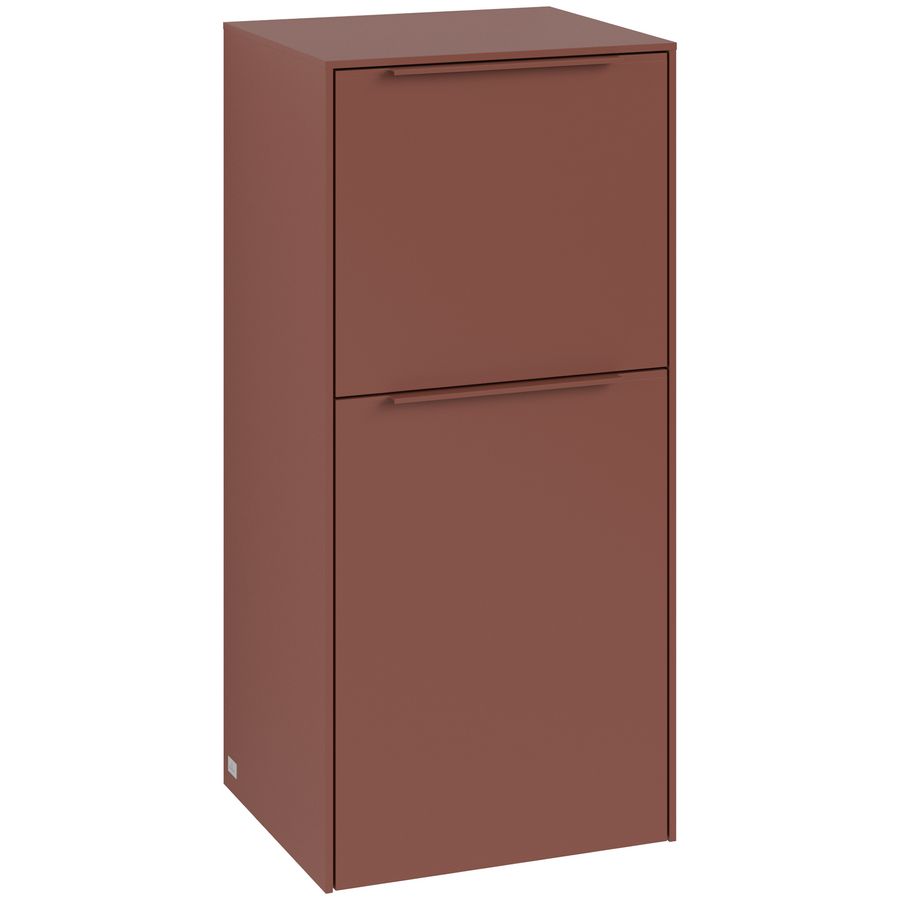 Zijkast SUBWAY 3.0 400x860x362mm Wine Red C59402AH greep monochroom