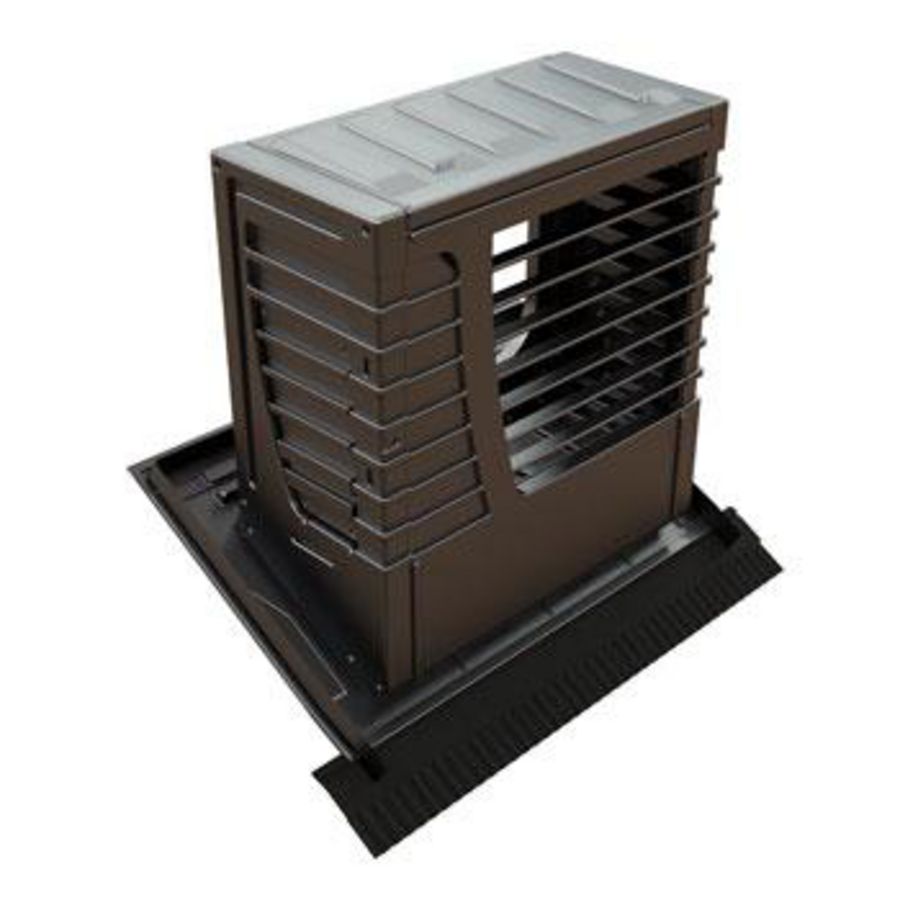 Warmtepompbehuizing Decorio 30-55° excl. montageplank