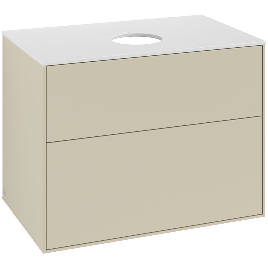 Wastafelonderkast Finion 800x603x501mm S.Grey Matt Lacquer G99100HJ