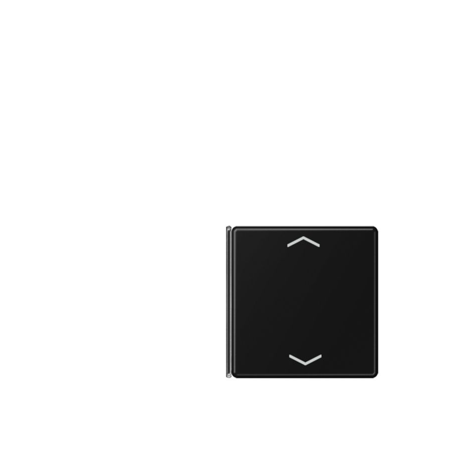 Tastafdekking A/AS 4-voudig pijl matzwart KNX