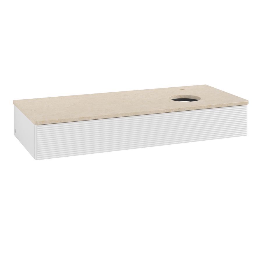 Wastafelonderkast Antao 1200x190x500mm G.White.L K12153GF