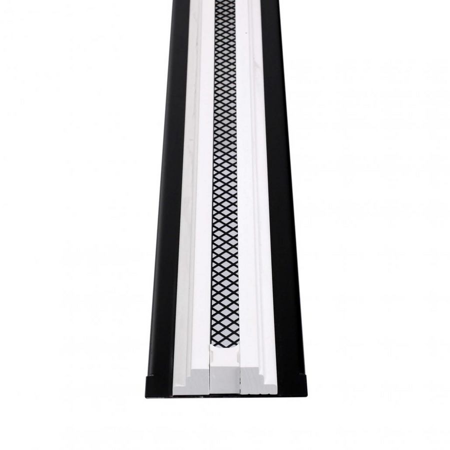 Lineair lijnrooster instucbaar 1 sleuf 1000 x 12mm