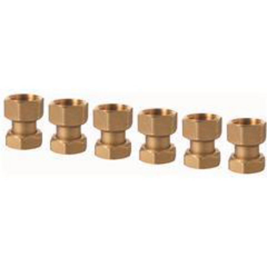Doos a 6st. mes. schroefkoppelingen G1"/RP 1" ALG15.256B