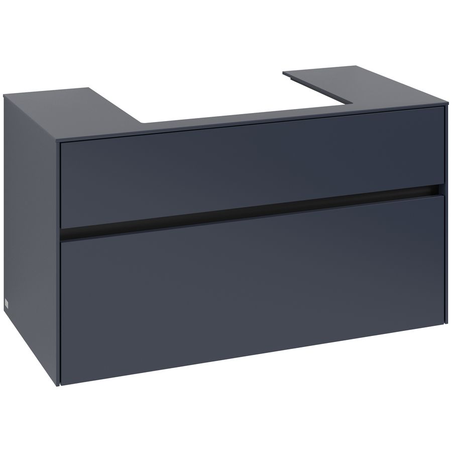 Wastafelonderkast Collaro 1000x548x500mm Marine Blue C019B0VQ