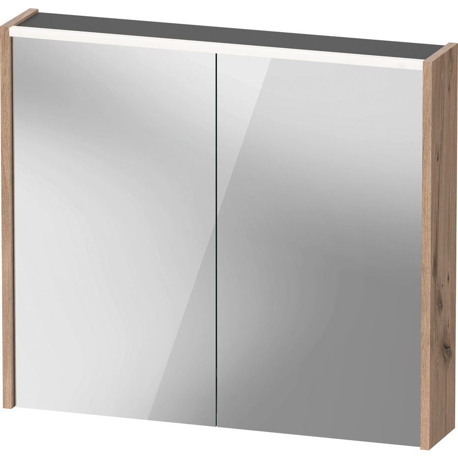 Spiegelkast gespiegeld gem. eiken mat DC7106055551000