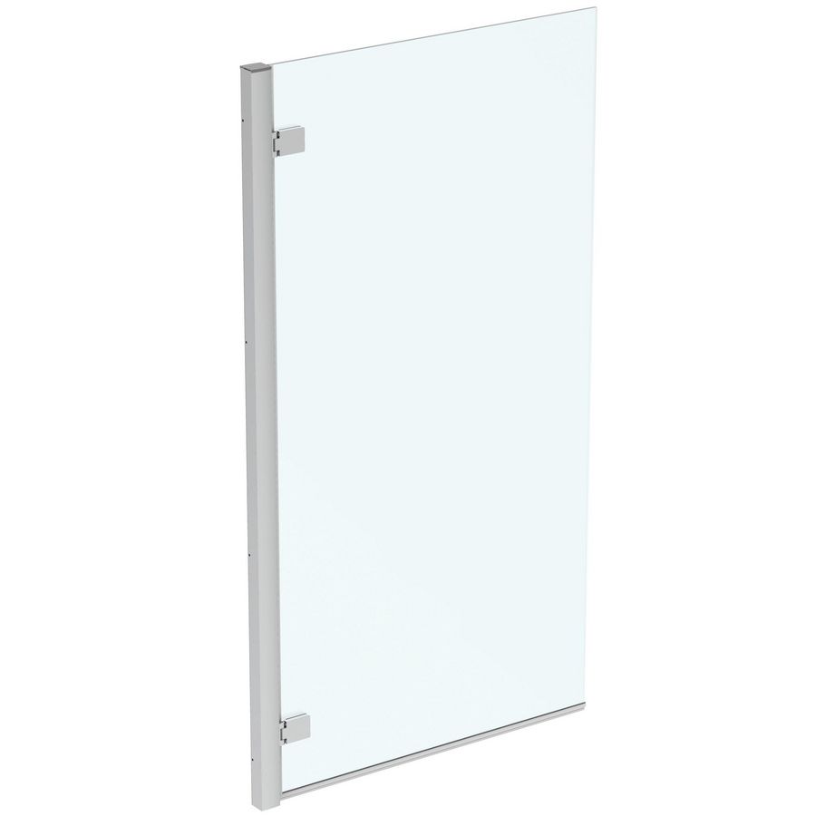Badscherm/badklapwand I.LIFE 815x1500mm scharnieren links zilver