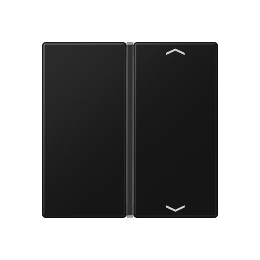 Tastafdekking A/AS 1-voudig pijl compleet matzw KNX