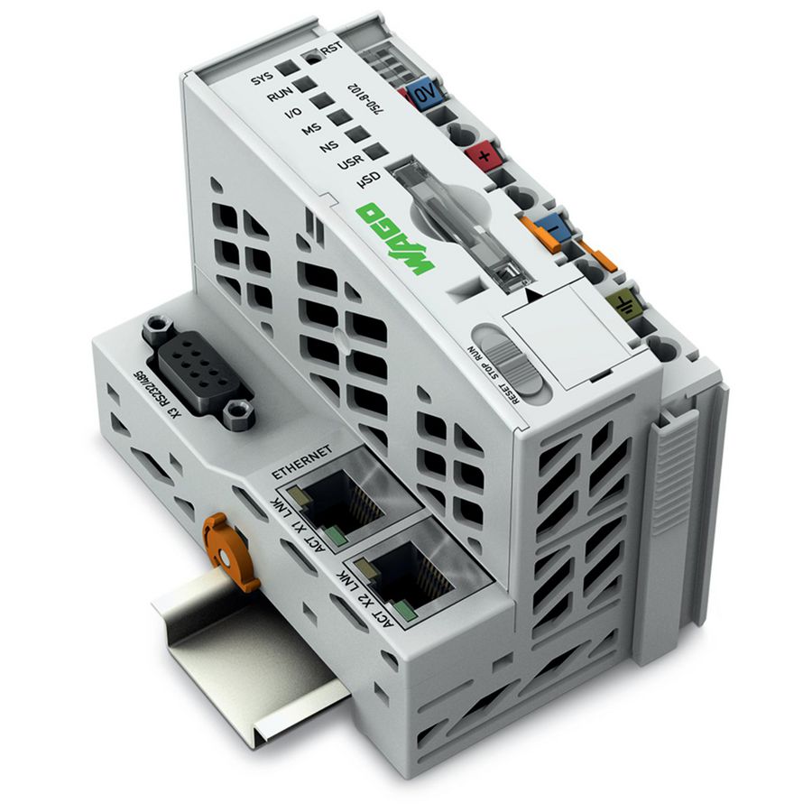 Controller PFC100 2xEthernet RS-232/-485 lichtgrijs