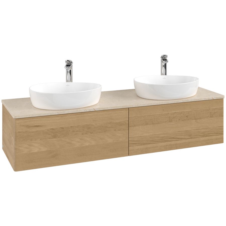 Wastafelonderkast Antao 1600x360x500mm Honey Oak L39053HN