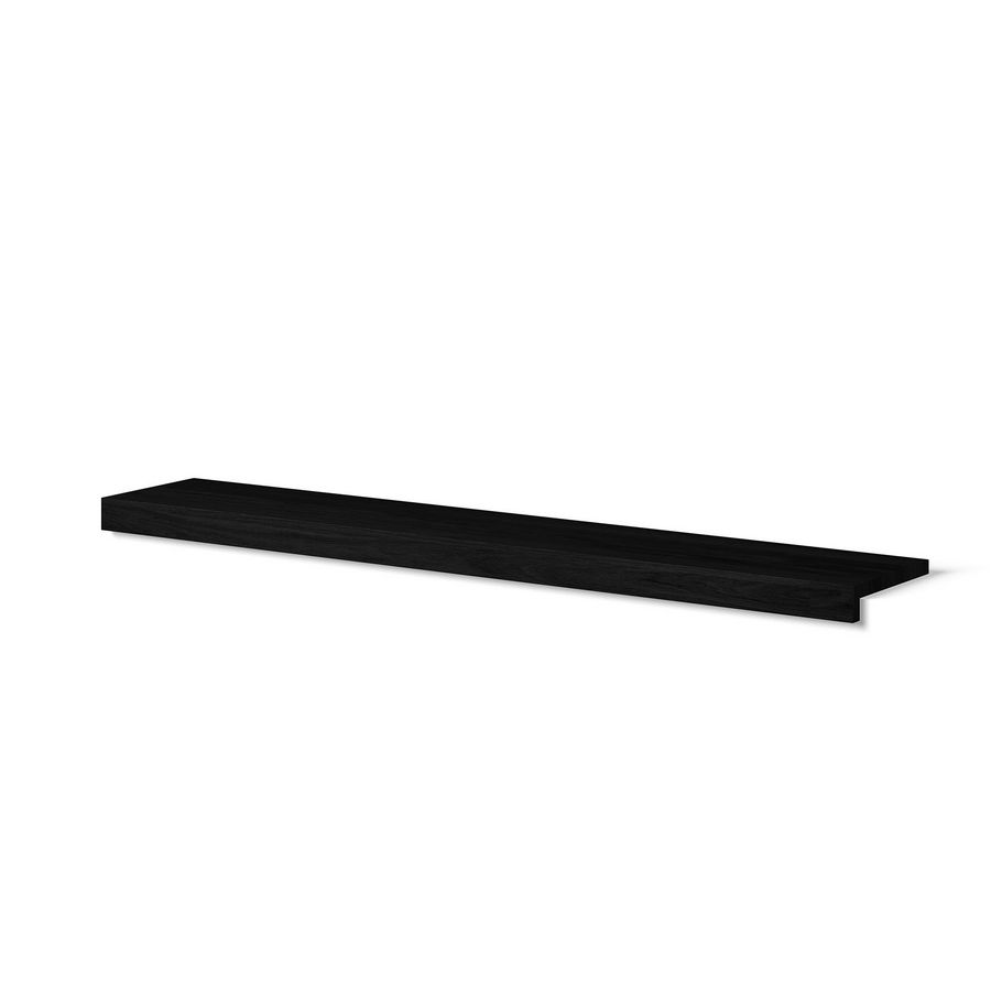 Wooden Cover / planchetplank 1000x250x40mm inkortbaar eiken black
