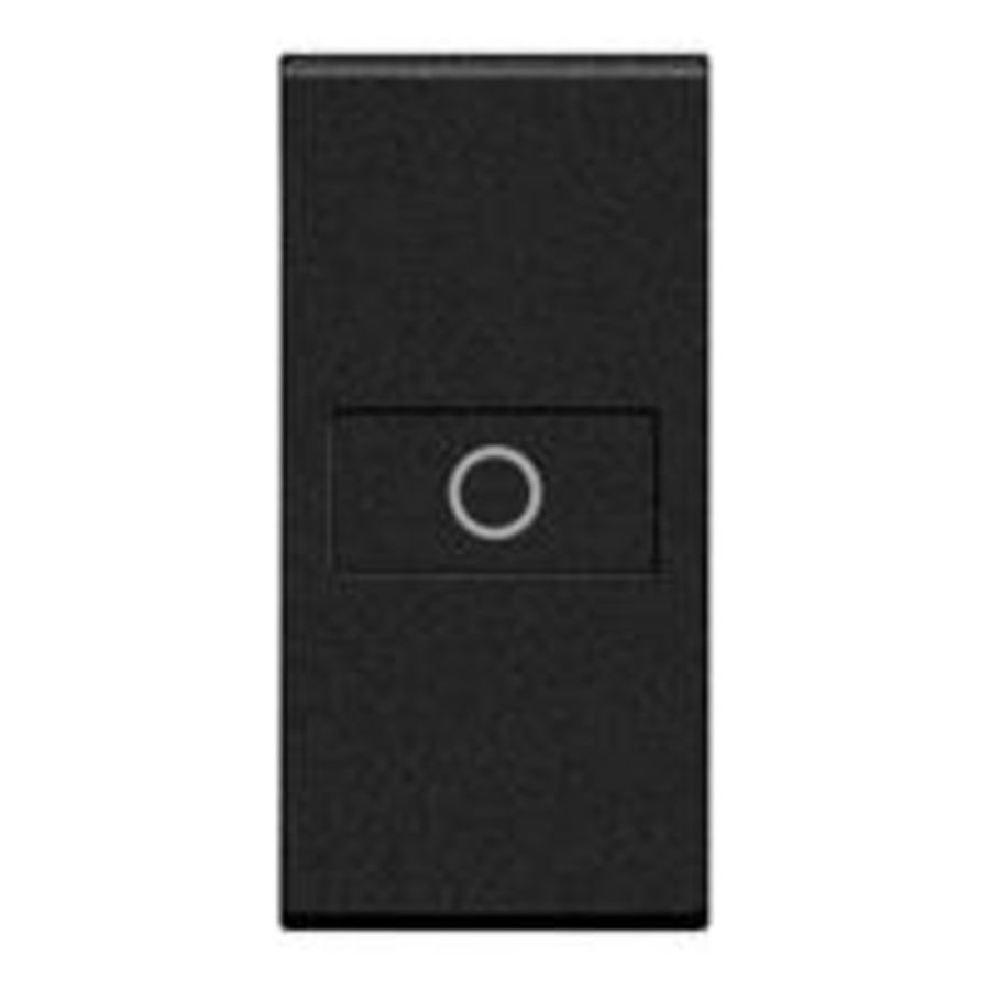 Toets verlichte symbool axiaal 1 mod. antraciet Livinglight