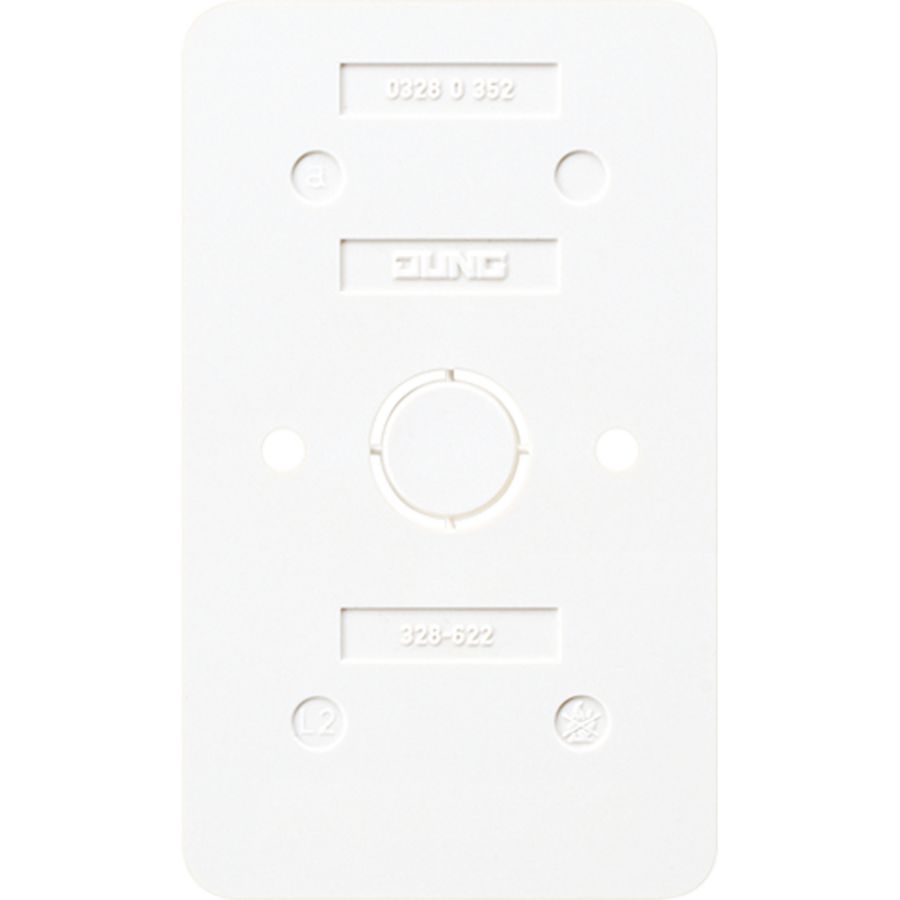 Bodemplaat AP600 alpine wit