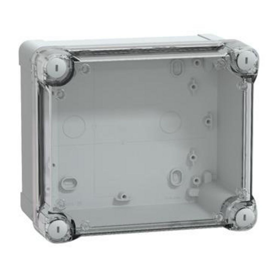 Doos ABS + transp. deksel 193x164x105mm IP66 / IK07 TBS/TBP