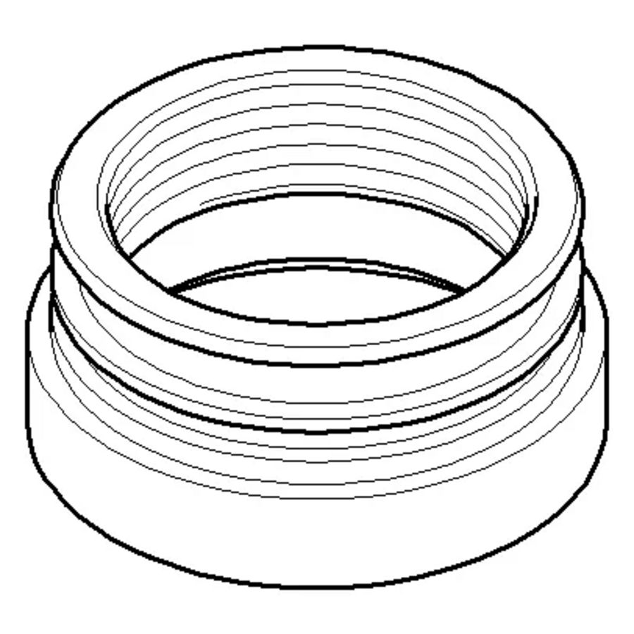 Rozet 48x22mm Dark Platinum gebors.