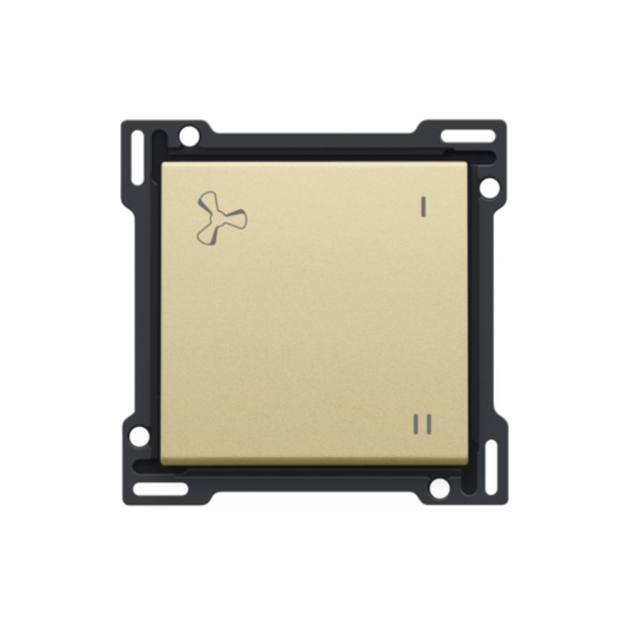 Afwerkingsset mechanisch gecontr. ventilatiebed. gold