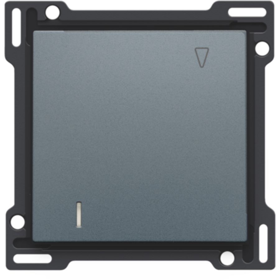 Afwerkingsset hotelkaartschakelaar blue grey coated