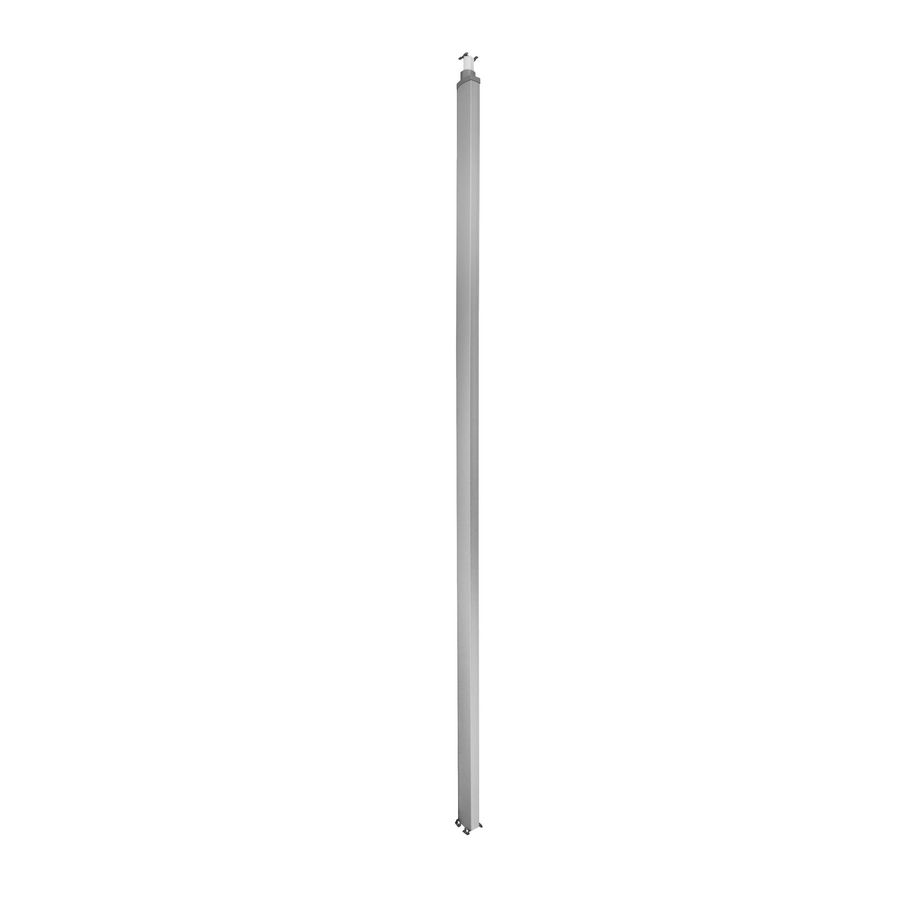 Energiezuil 2 compartiment 45mm 3,90M ALU