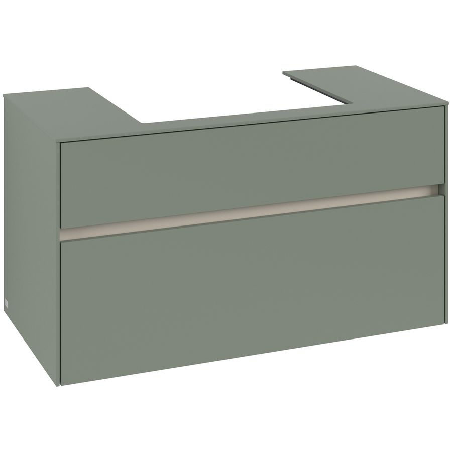 Wastafelonderkast Collaro 1000x548x500mm Soft Green C019B0AF
