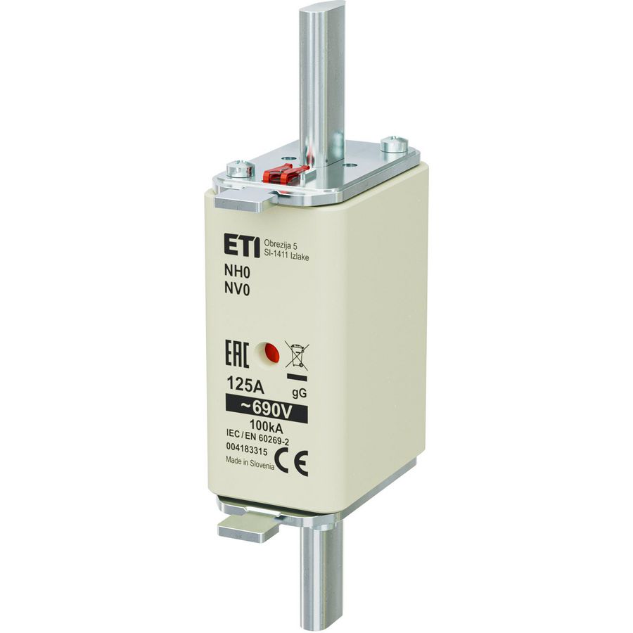 Zekering 690V 125A NH0 gG VVE=3