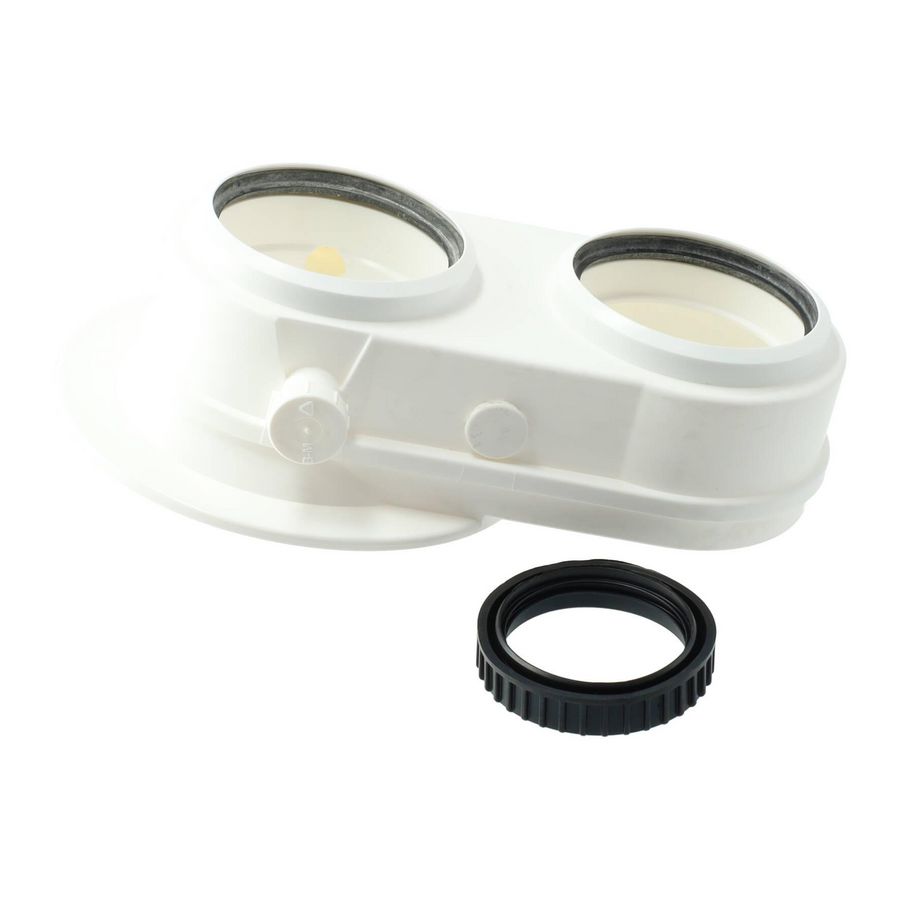 Adapter Rga/Ltv 2X Ø80mm.