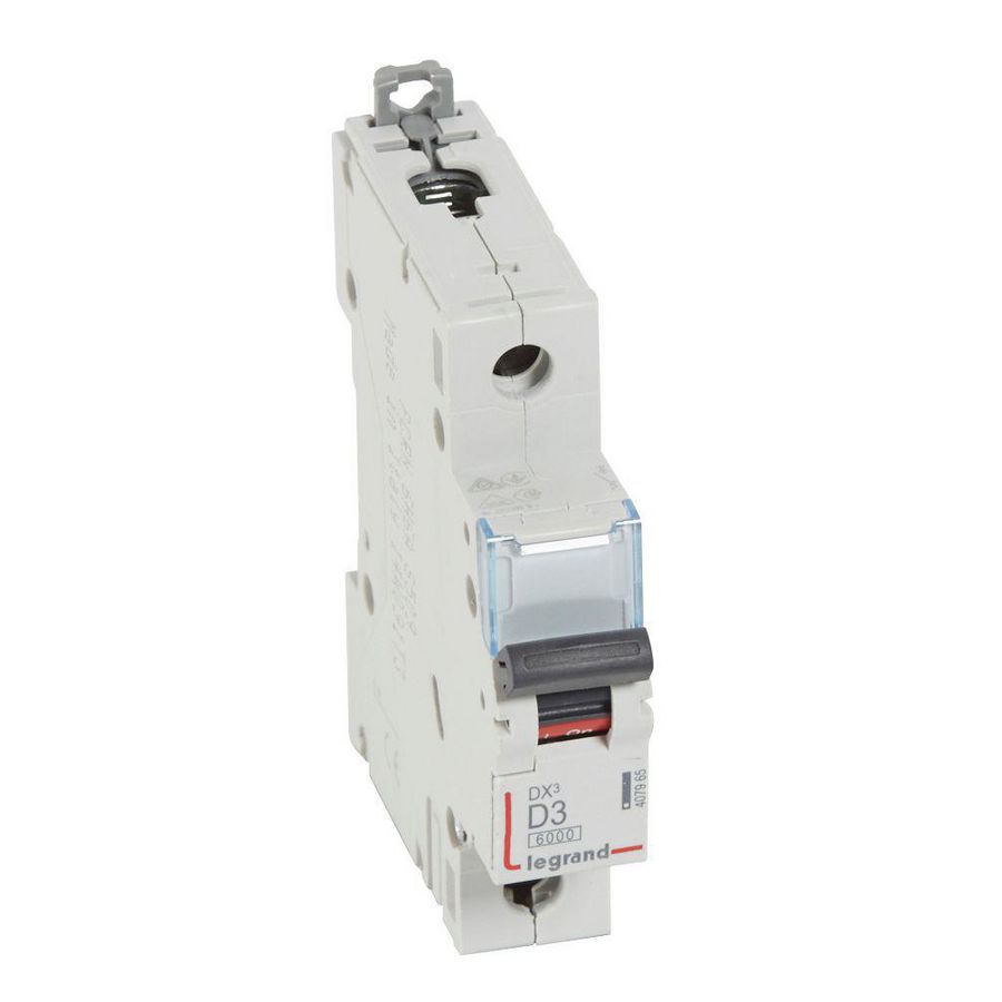 Installatieautomaat DX³ 6000A/10kA 1-polig D-karakteristiek 03A