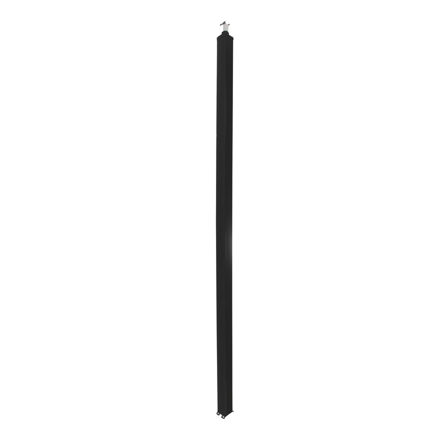Energiezuil 2 compartiment 80mm 3,90M zwart