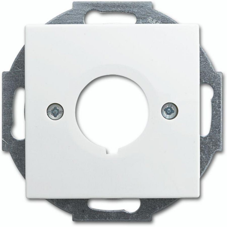 Centraalplaat boring 22.5mm SI-B-alpinwit