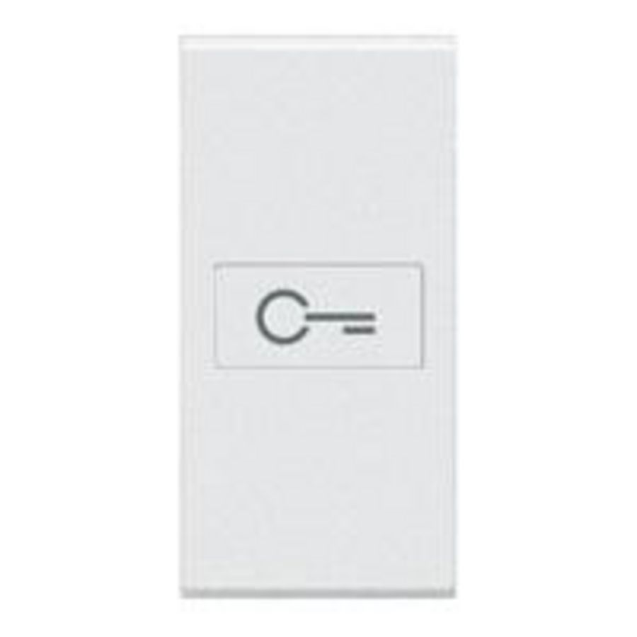Toets wit sleutel symbool ax 1 module Livinglight