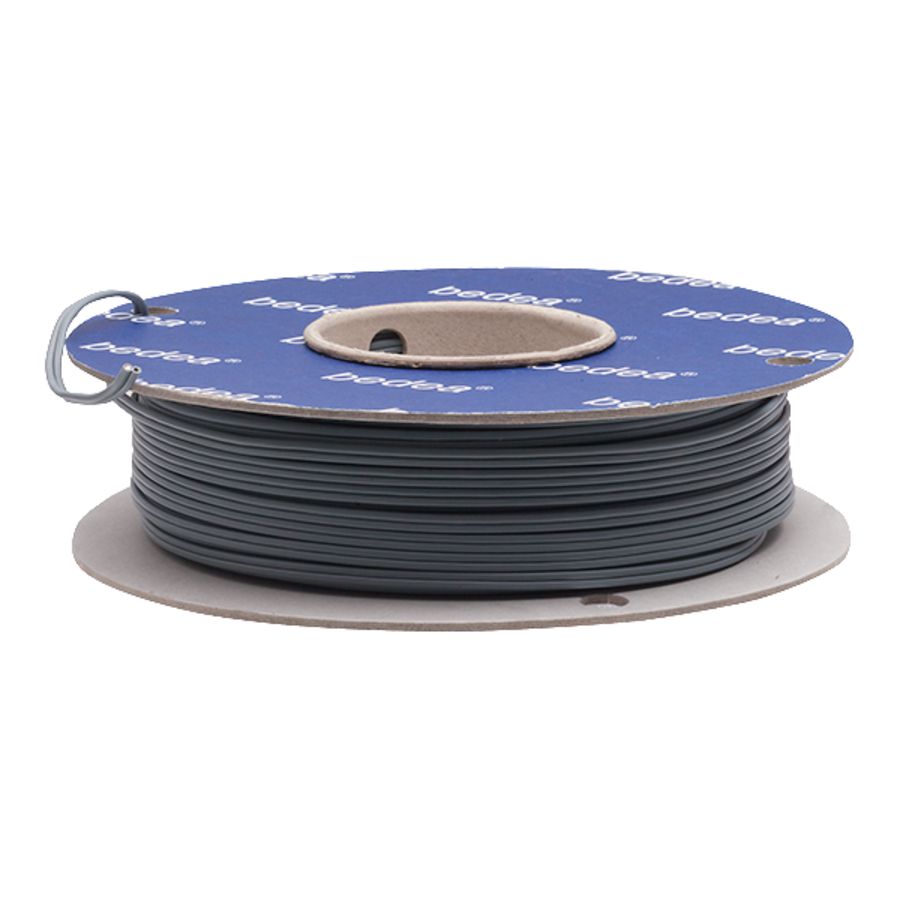 Haspel a 500m. Luidsprekersnoer 2x15mm² grijs Eca