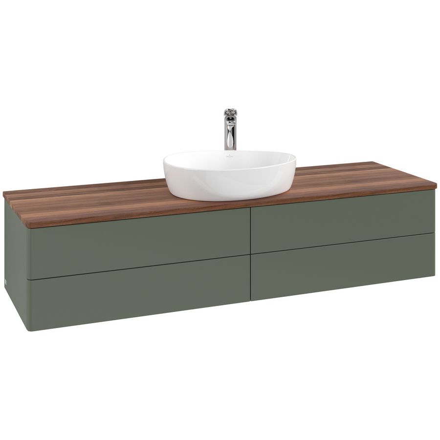 Wastafelonderkast Antao 1600x360x500mm L.Green Matt Lacquer K25052HL