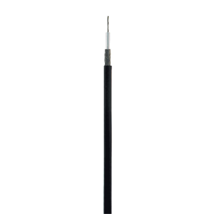 Haspel a 100m. Coaxiaalkabel M17/28 zwart