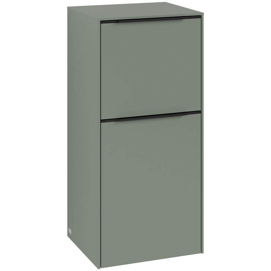 Zijkast SUBWAY 3.0 400x860x362mm Soft Green C59401AF greep Volcano Black