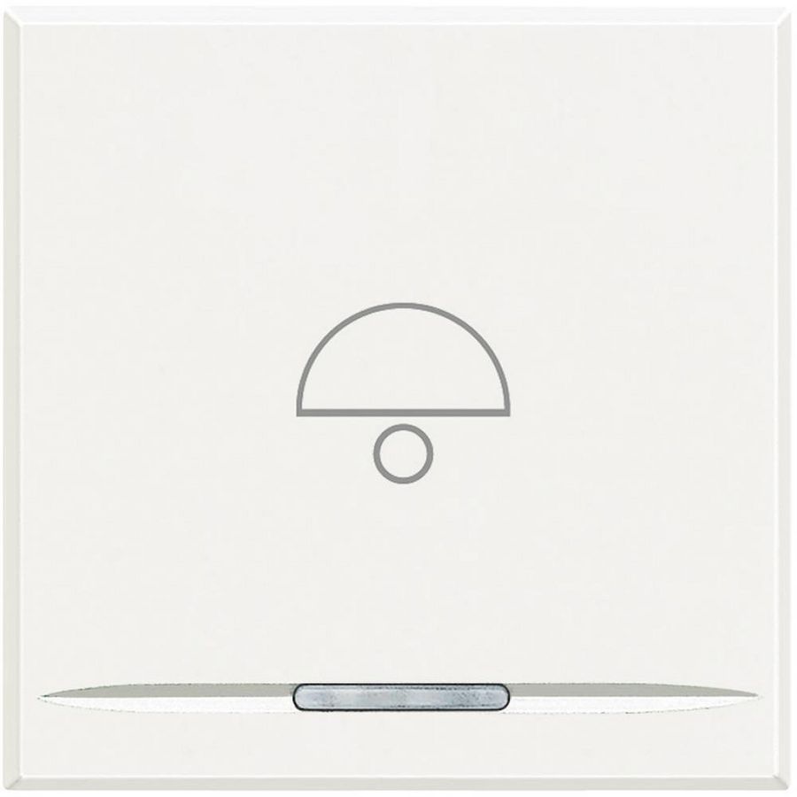 Wipschakelaar Bel symbool 1f 2 modulen Axolute White VVE=10