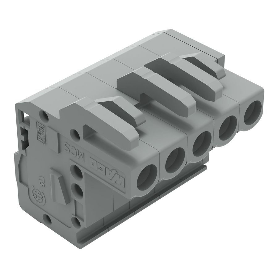 1-draads FE steker HA 2,5mm² grijs 232-105/026-000 VVE=100