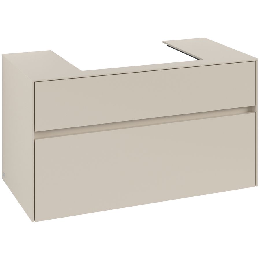 Wastafelonderkast Collaro 1000x548x500mm Cashmere Grey C01900VN