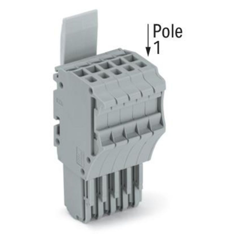 1-draads FE steker 1,5 mm² grijs 2020-105/124-000 VVE=50