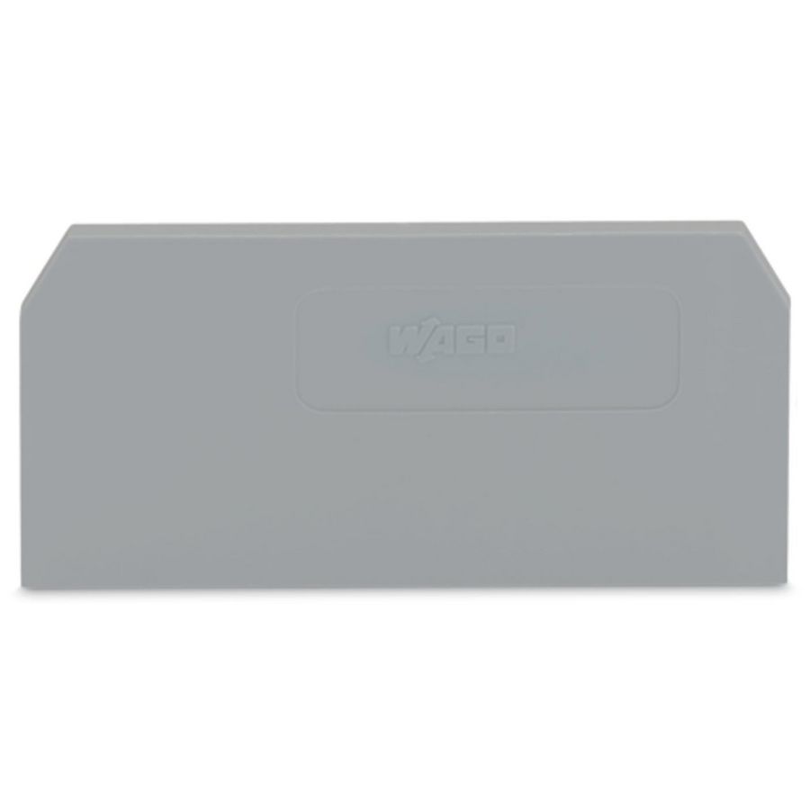 Afsluit-+tussenplaat 2,5mm grijs 281-328 VVE=25