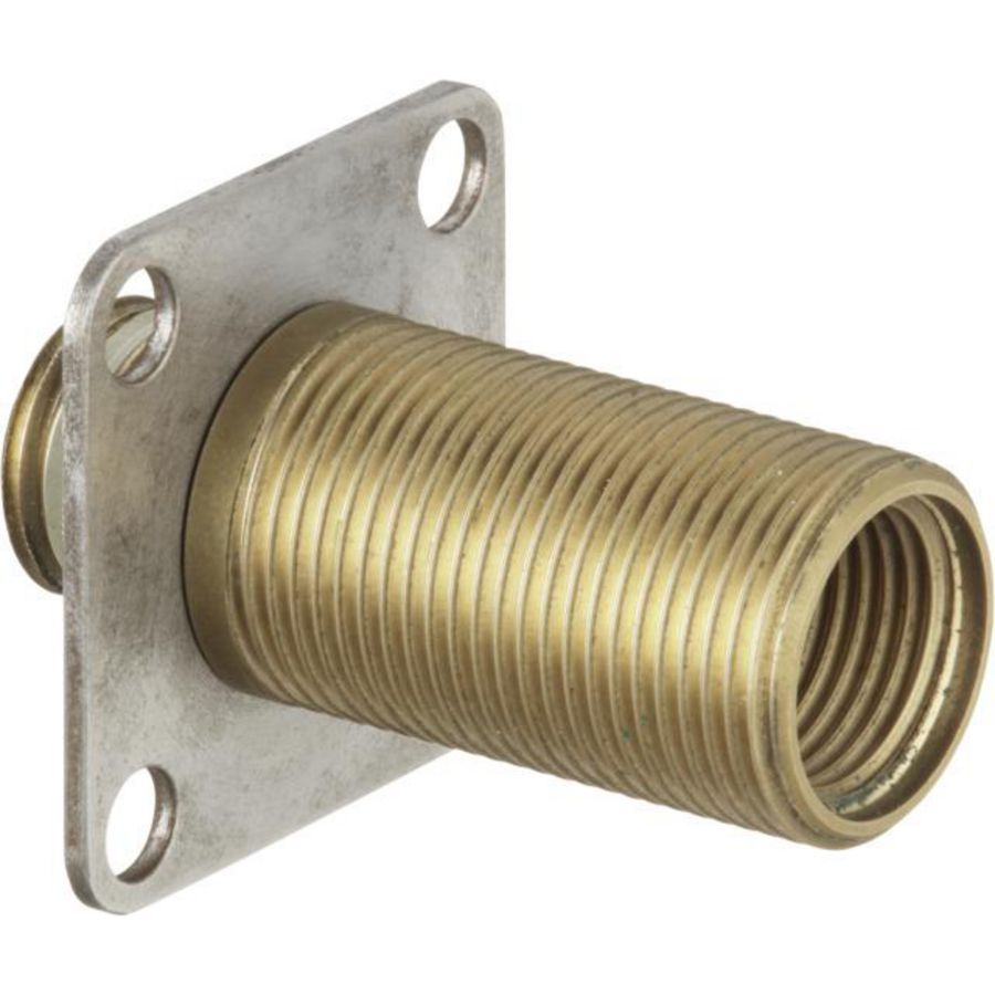 Wanddoorvoering 1/2x3/4x1/2x47 brons/blank