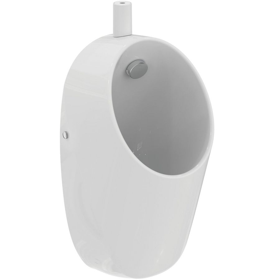 Urinoir i.life 315x300x710mm glans wit randloos bovenaansluiting