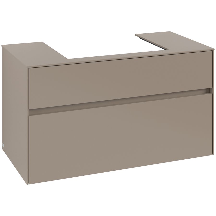 Wastafelonderkast Collaro 1000x548x500mm Taupe C01900VM
