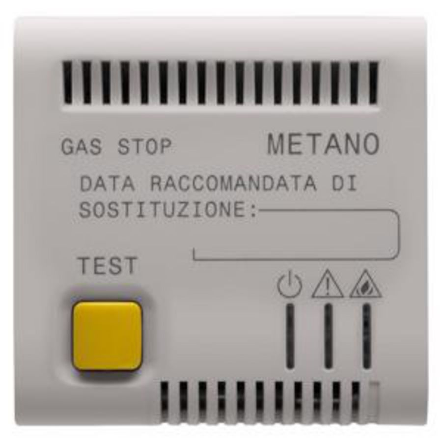 METHANE GAS DETECTOR-12V ac/dc-2 MODULES-NATURAL SATIN
