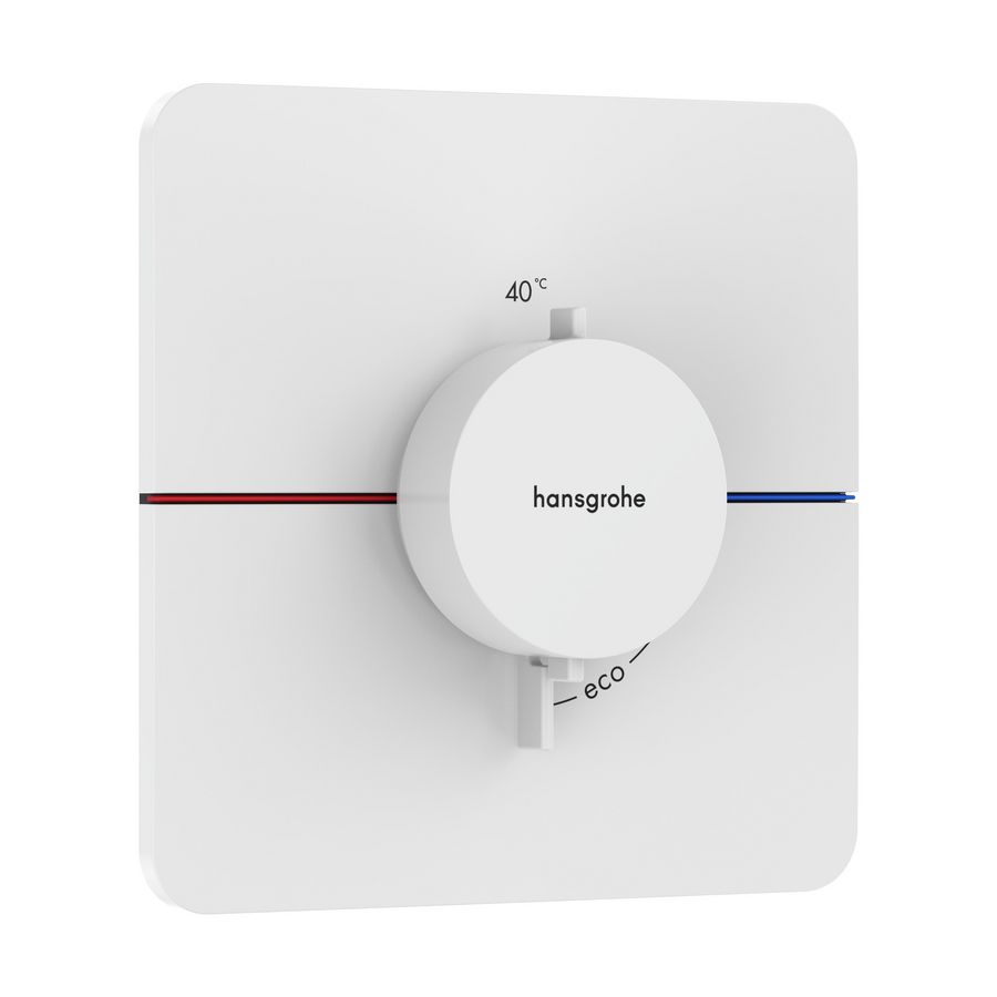 ShowerSelect Comfort Q thermostaat afbouwdeel tbv inbouw mat wit