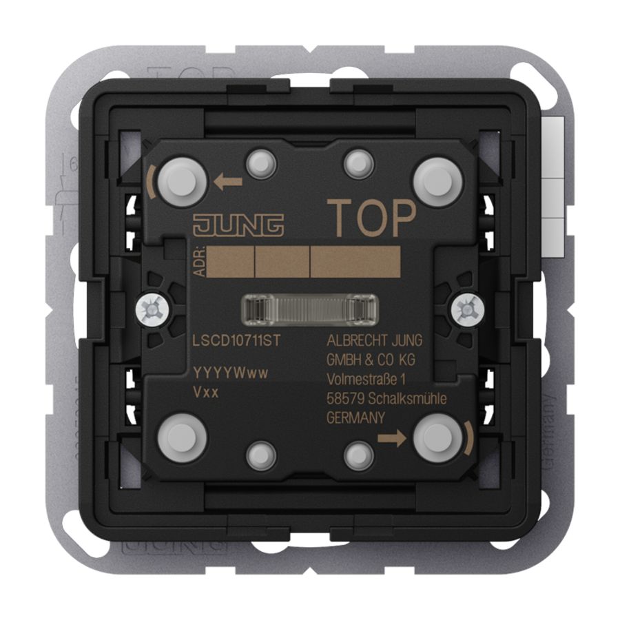 Tastermodule F10 standaard 1-voudig CD/LS KNX