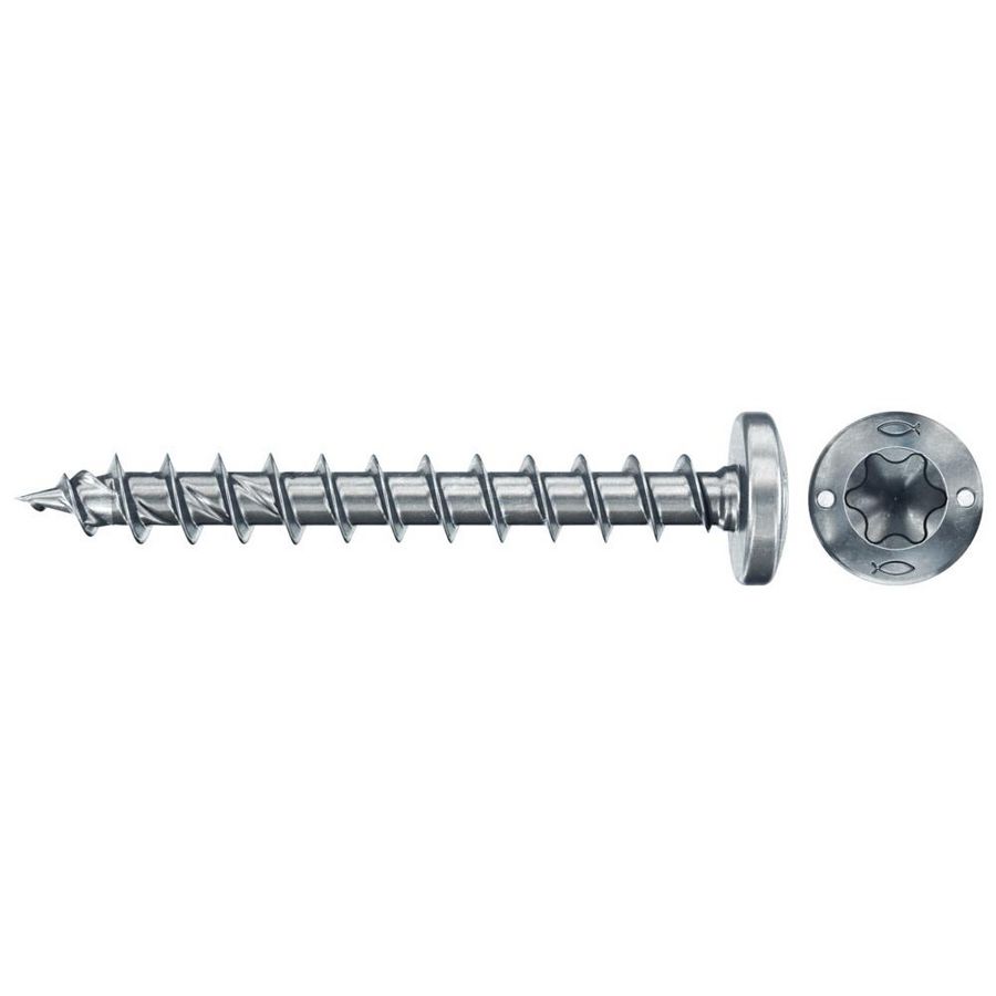 Spaanplaatschroef PowerFast 3,5x25mm TX bolkop VD verzinkt VVE=200