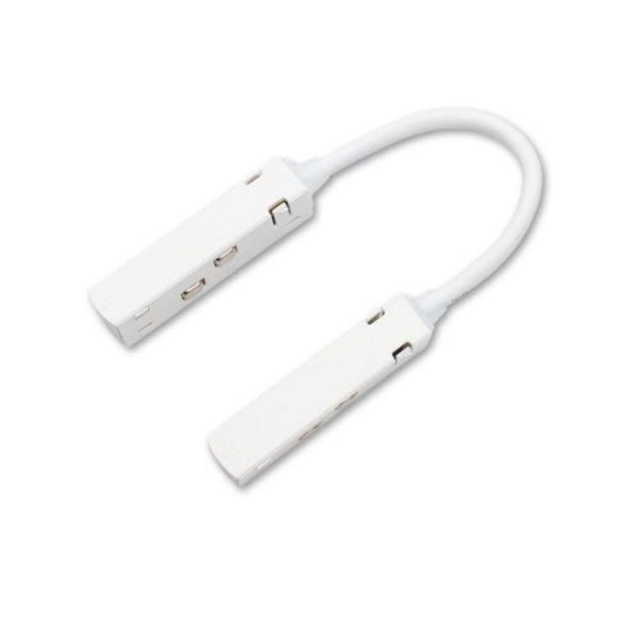 T48/20 wit connector 180° TZ20 6A flexibel