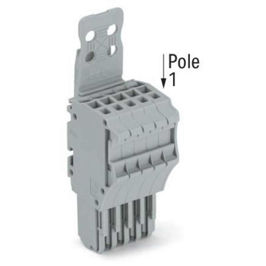 1-draads FE steker 1,5 mm² grijs 2020-105/143-000 VVE=50